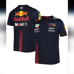 Red Bull Racing Castore Youth 2023 Set-Up T-Shirt - Navy Youth Small